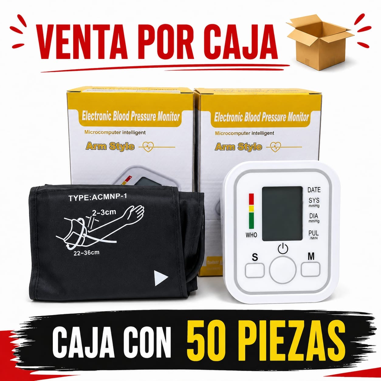 BAUMANOMETRO / CAJA CON 50 PIEZAS