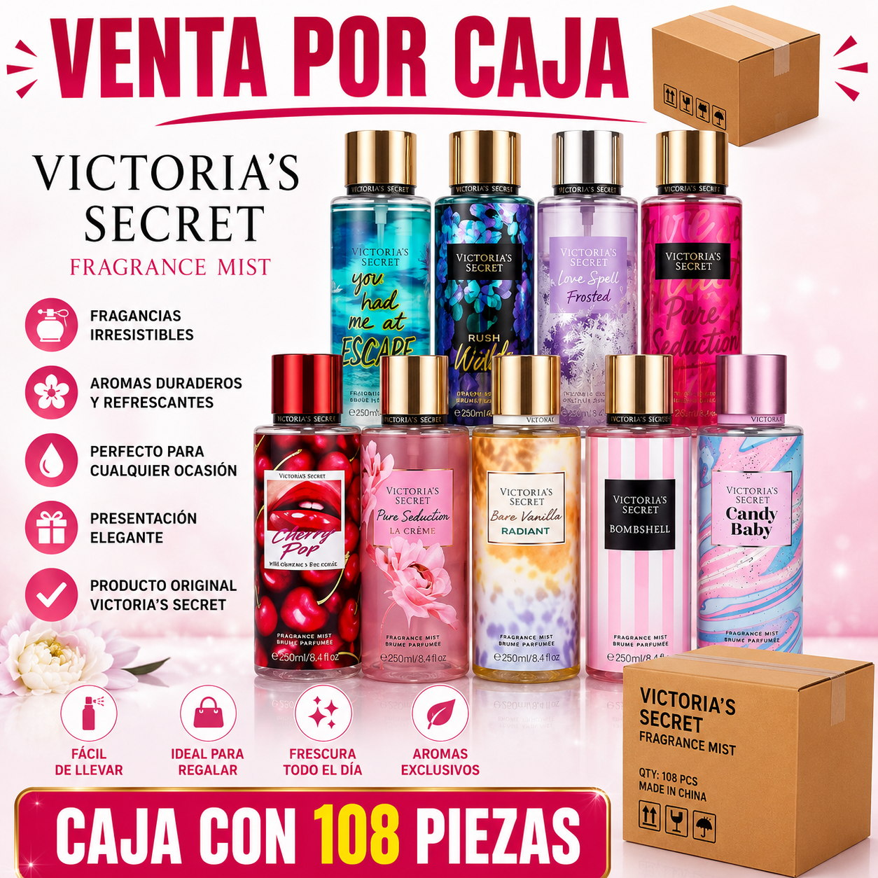 BODDY V.S / CAJA CON 108 PIEZAS