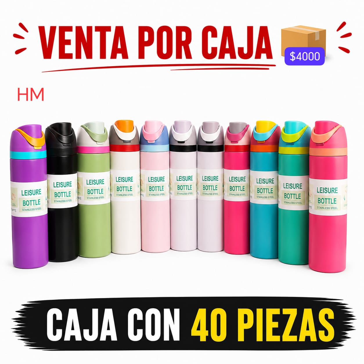 TM04 TERMO BOTON 680ML/ CAJA 40 PZA