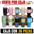 TERMO 40 OZ CON POPOTE / CAJA CON 36 PIEZAS