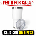 TERMO 30 OZ BLANCO / CAJA CON 50 PIEZAS