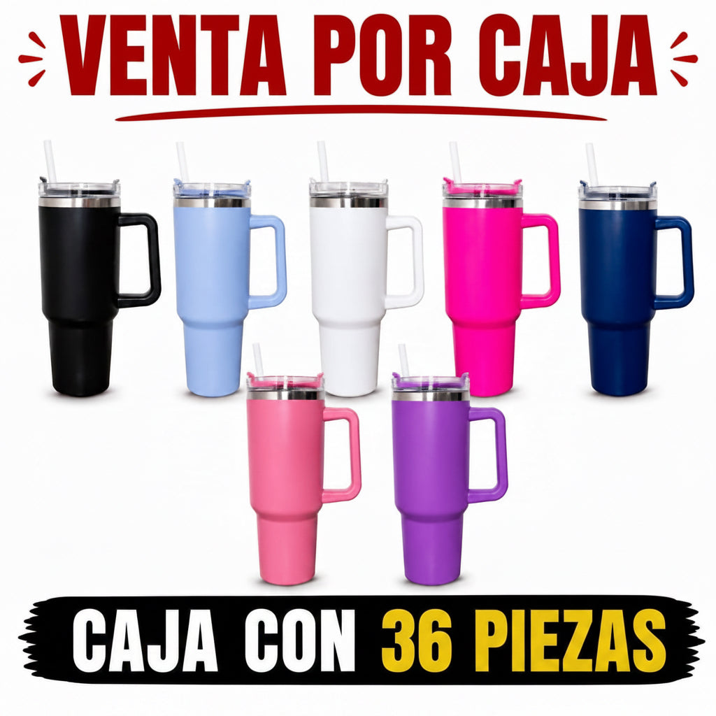 TERMO 40 OZ / CAJA CON 36 PIEZAS