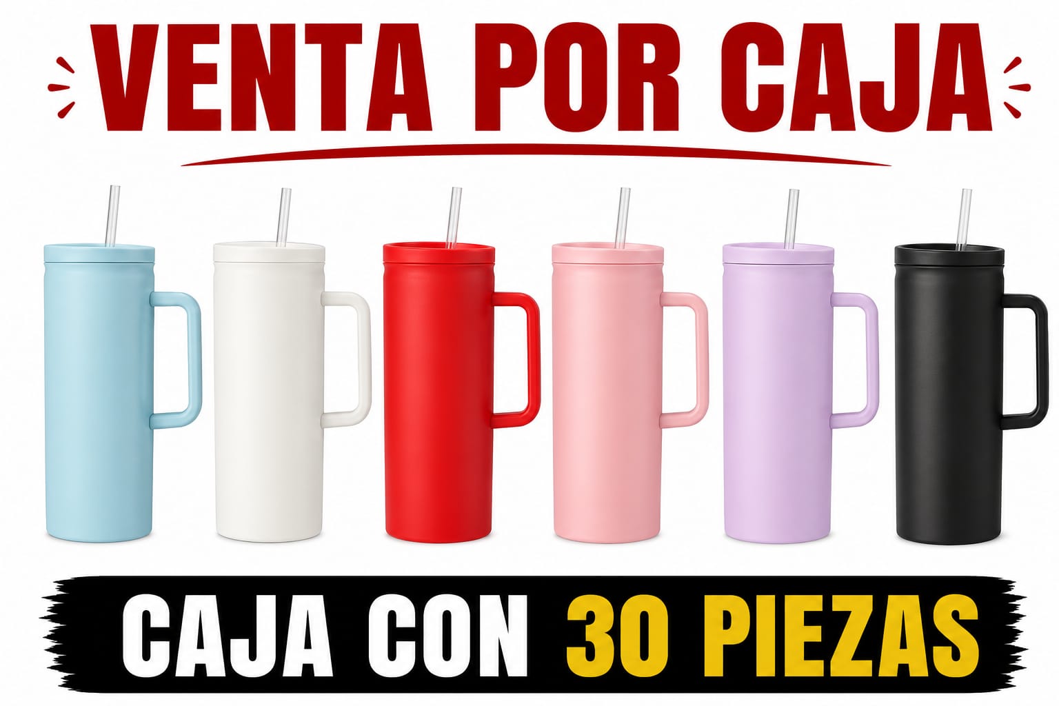 TERMO 50 OZ / CAJA CON 30 PIEZAS