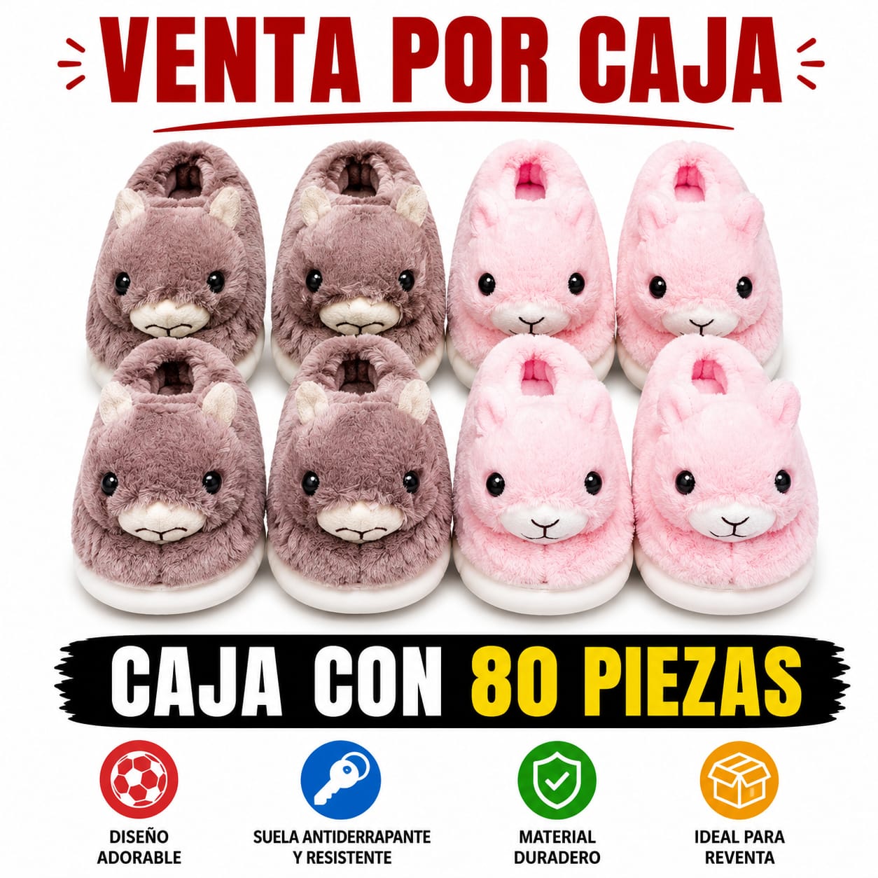 PANTINFLA / CAJA CON 80 PIEZAS