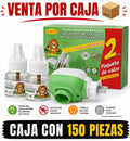 APARATO PARA MOSQUITOS INSIPIDO / CAJA CON 150 PIEZAS
