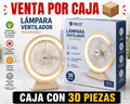 LAMPARA VENTILADOR DE BURO / CAJA CON 30 PIEZAS