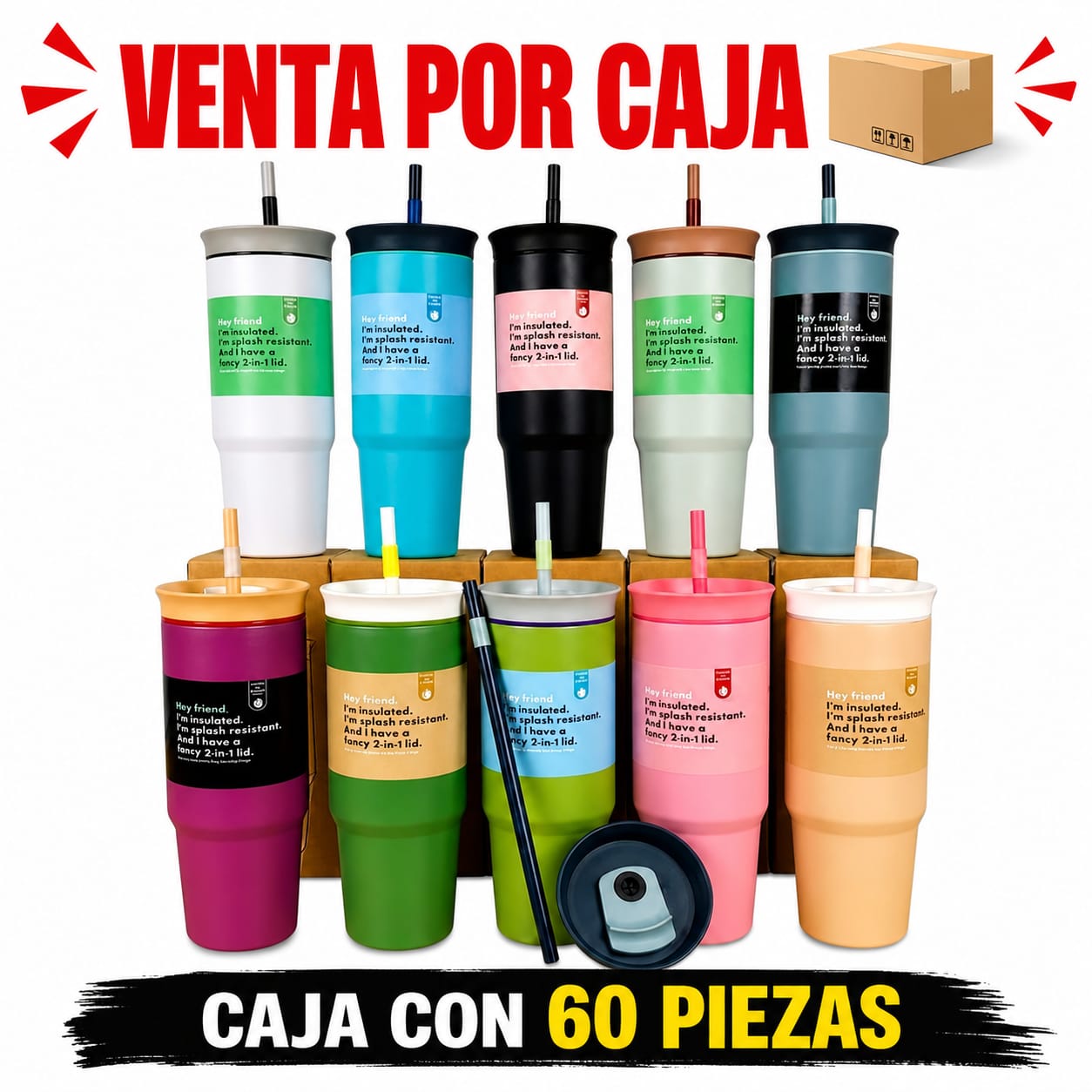 TERMO FAB-27 890ML / CAJA CON 60 PIEZAS